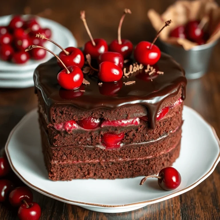 Delicious Chocolate Cherry Cake Recipe: A Perfect Sweet Treat