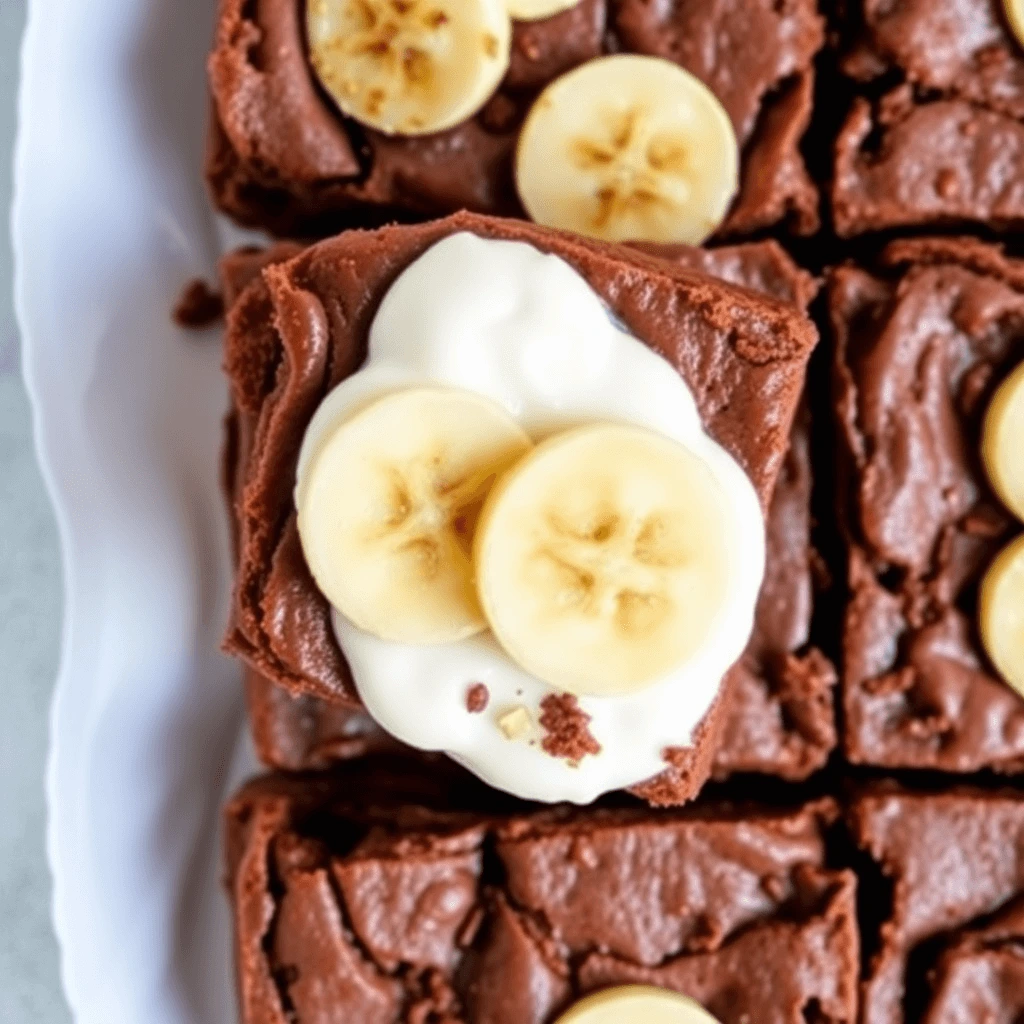 Delicious Banana Brownies with a Moist Texture