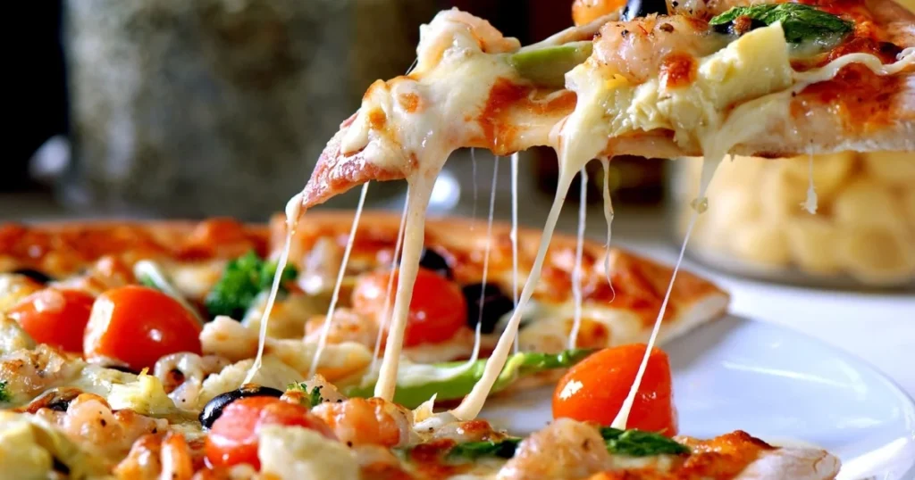 Hidden Valley Ranch Vegetable Pizza
