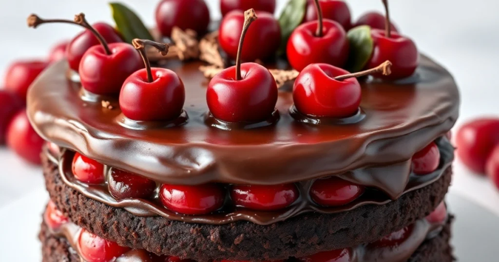 chocolate cherry cake