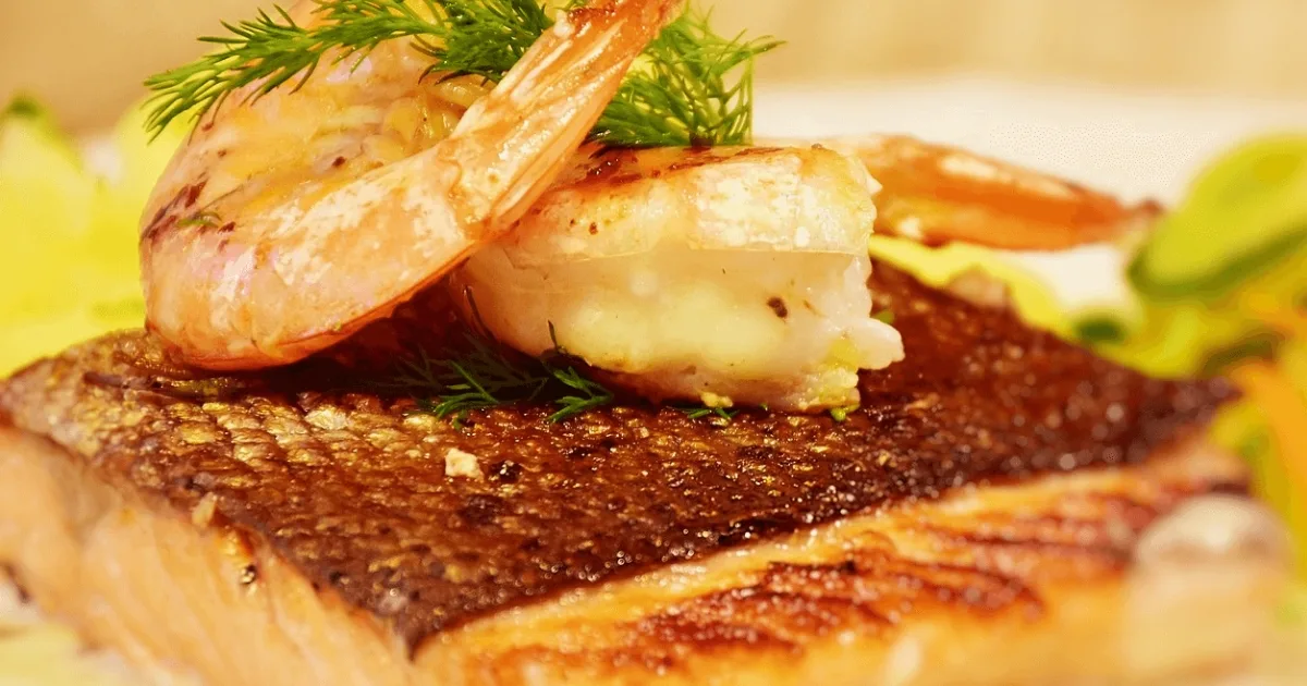 fried salmon