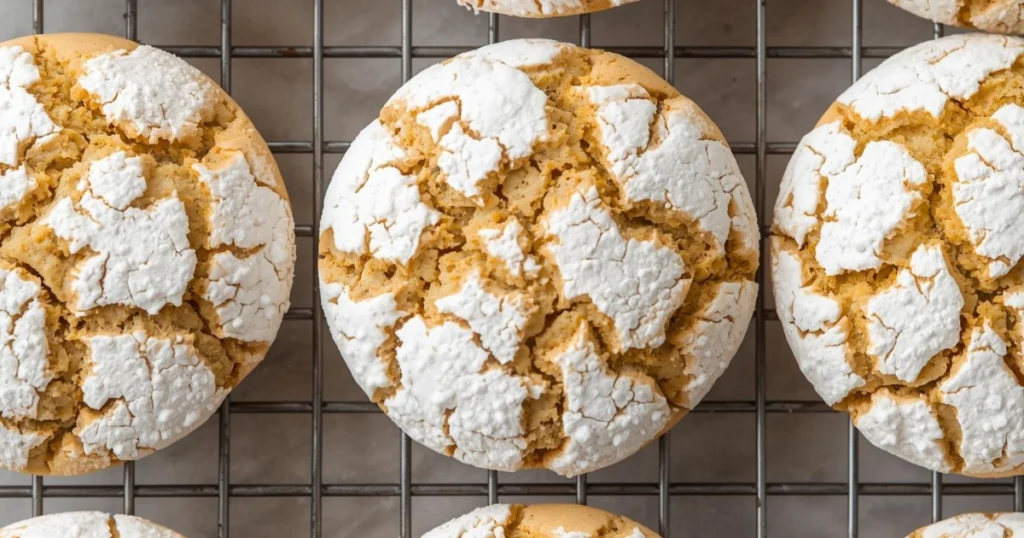freshly baked strawberry cake cookies cooling rack