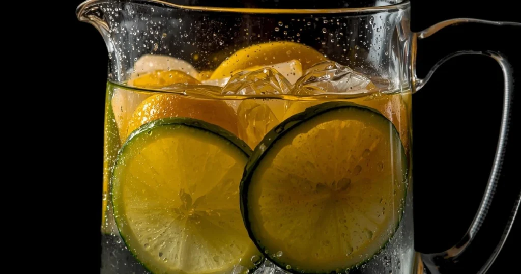 Cucumber lemon juice during Ramadan hydration drink recipe