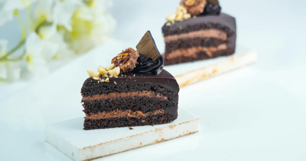 mixing birthday cake batter in bowl easy cake recipe step