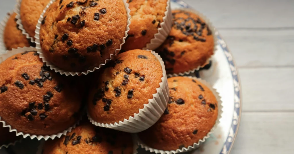 Chocolate no bake cookies made without butter showing a chewy oat texture.