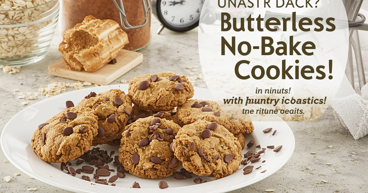 Butterless No Bake Cookies