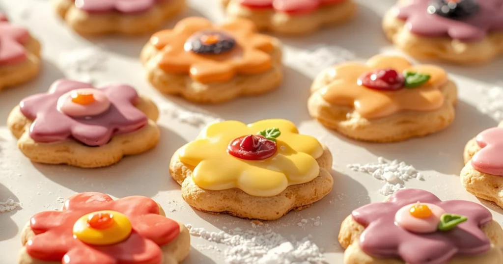 Spring Flower Cupcakes