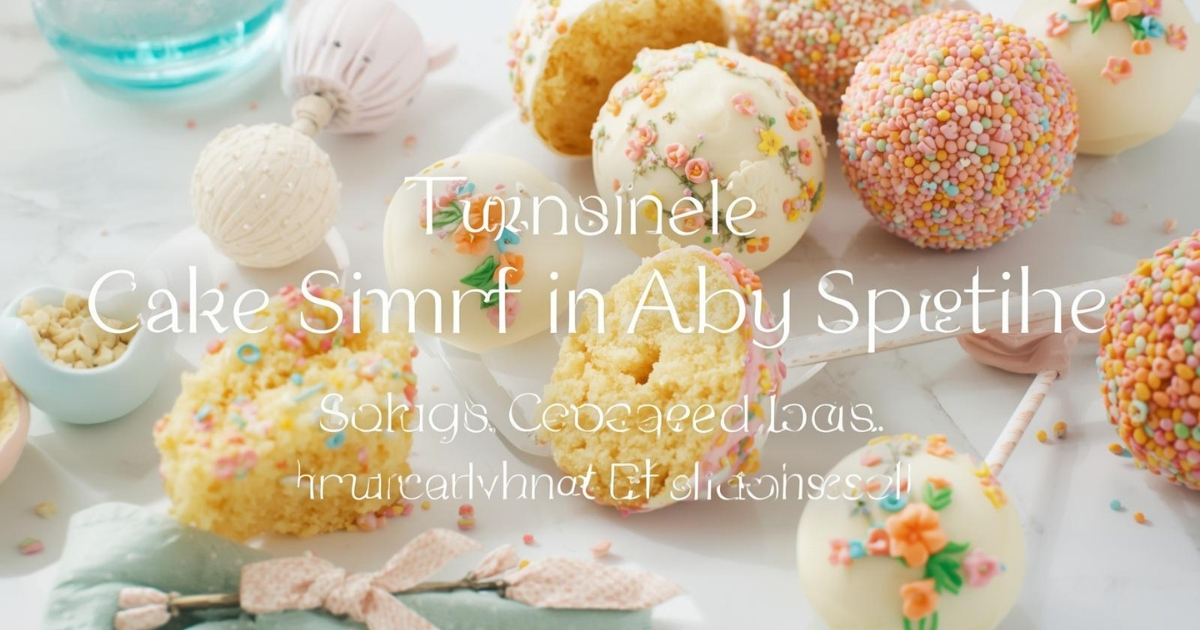 Spring cake pop ideas