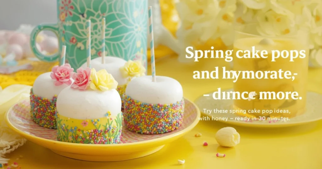 Soft, sweet, and perfect for spring 🍡
Try these easy honey cake pops today!