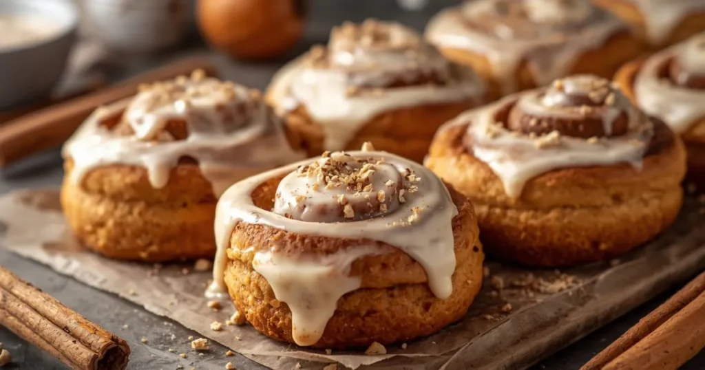carrot cake cinnamon rolls
