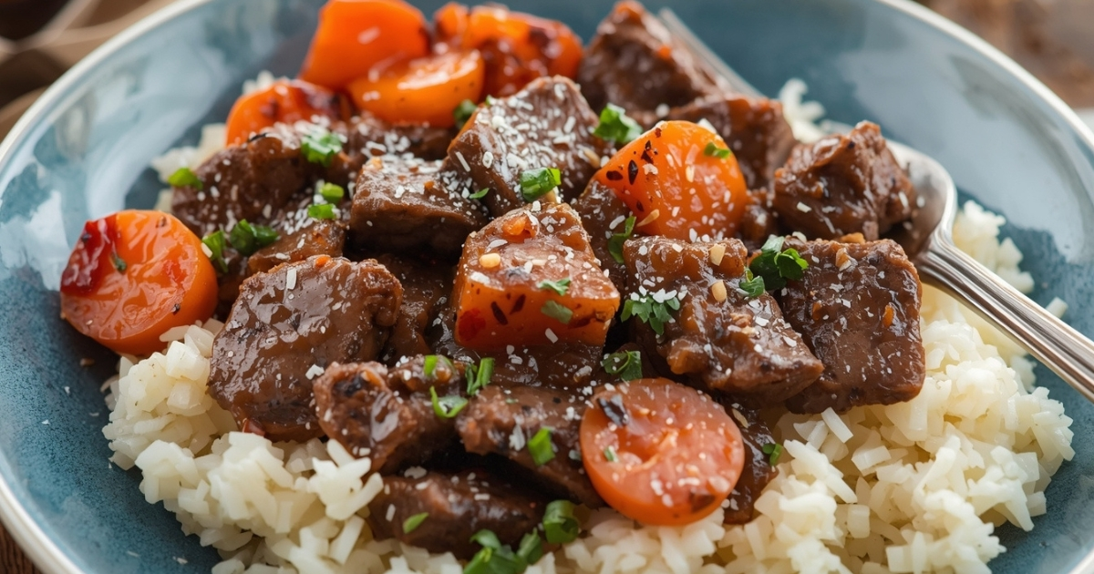 beef tips crock pot recipe