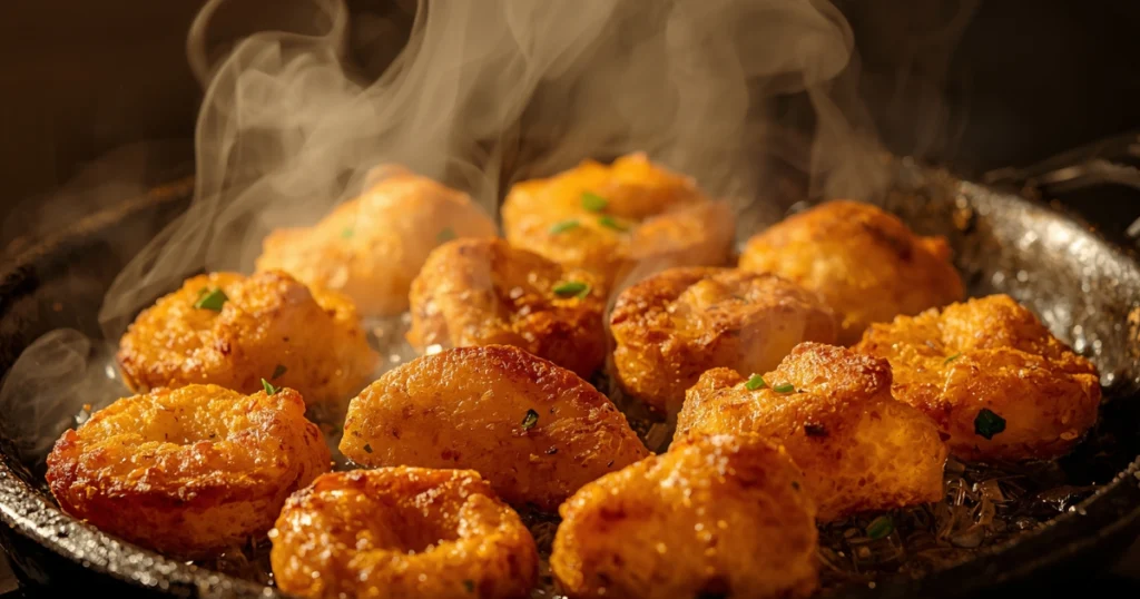 Bowl of flour, salt, and oil arranged for frying saucer recipe preparation.